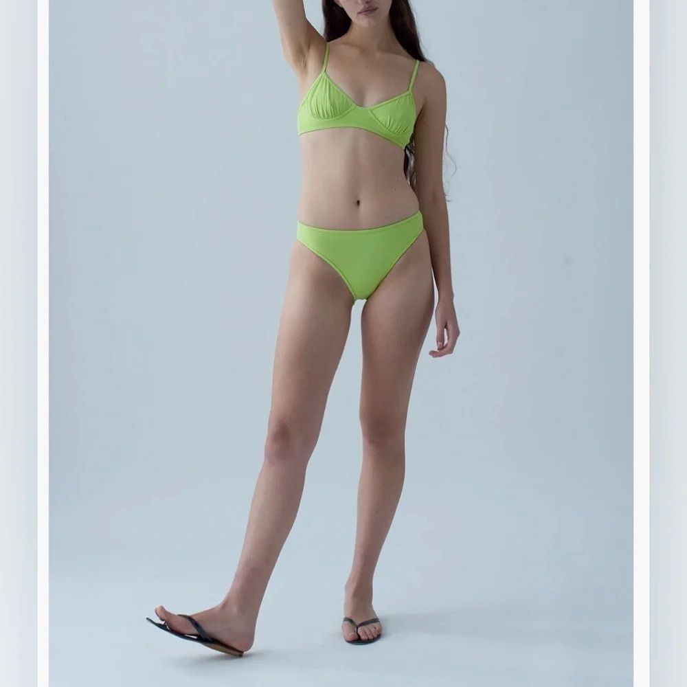 Nu Swim Pluto Top In Melon — image 2 of 7